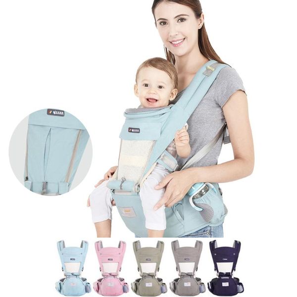 

ergonomic baby carrier infant backpack front facing sling wrap waist stool hands-shoulder hipseat travel 0-36m carriers, slings & backp
