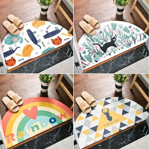 

carpets semicircle entrance doormat for living room welcome mats front door mat outdoor floor rug anti-slip bathroom carpet kitchen