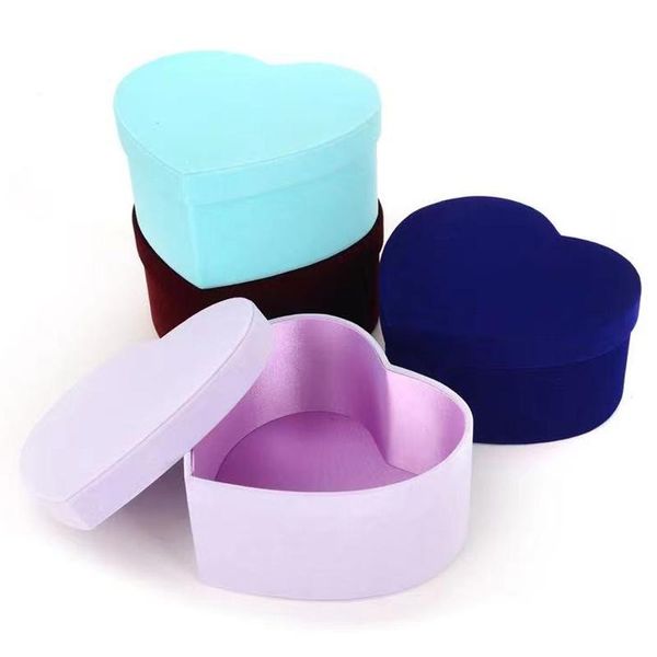 

gift wrap heart-shaped flower paper box soap packing set fresh hat party wedding supply storage