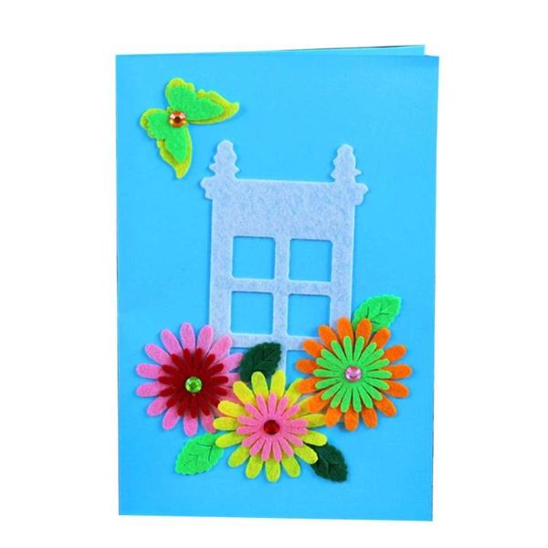 

pcs making kit diy greeting christmas folded cards and matching envelopes for girls kids (random style) craft tools
