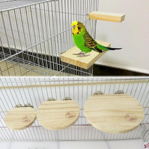 

bird cages pet perch platform stand wood for small animals parrot parakeet conure cockatiel budgie cockatoo l9