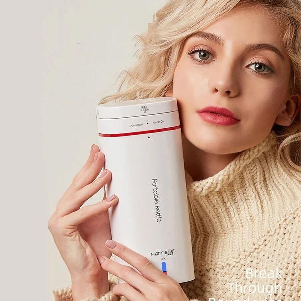 

500ml portable electric kettles thermal cup heater coffee travel boil water keep warm smart safe kettle kitchen appliances