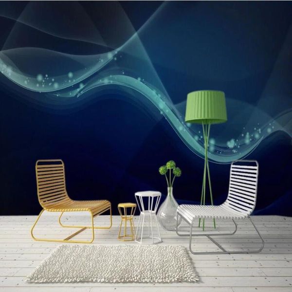 

wallpapers custom large wallpaper mural 3d blue dynamic lines background