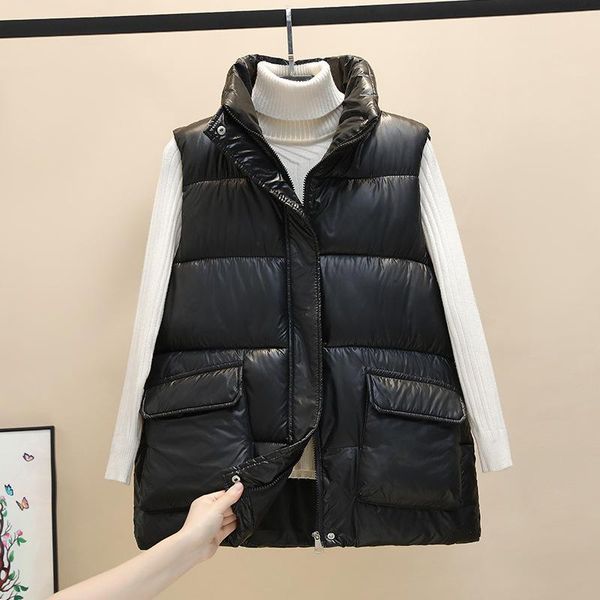 

women's vests 2021 fashion clothing womens vest, Black;white