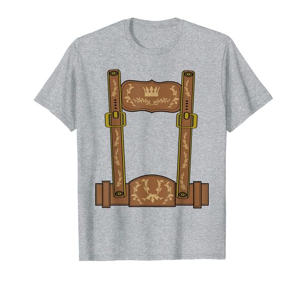 

oktoberfest 2018 lederhosen | german beer festival t-shirt, White;black