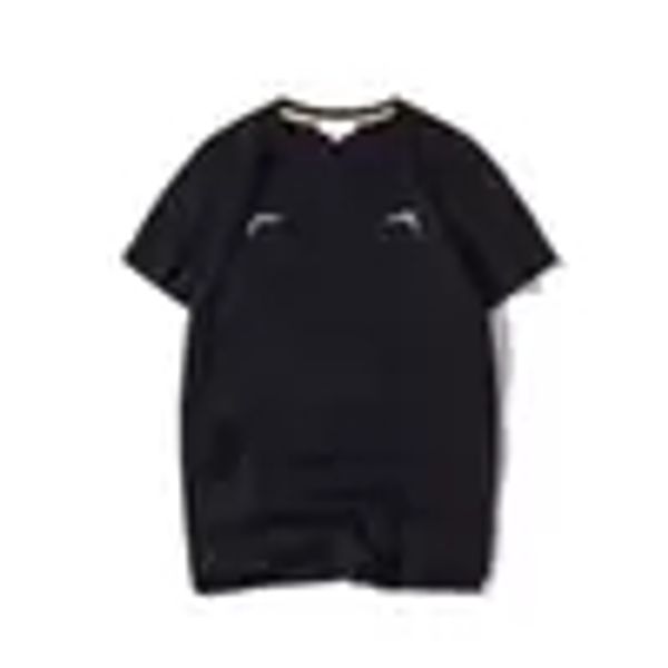 

mens designer shirt summer style tshirts embroidery with letters printing loose tees trend short sleeve casual shirts asian size s-xxl 12 t, White;black