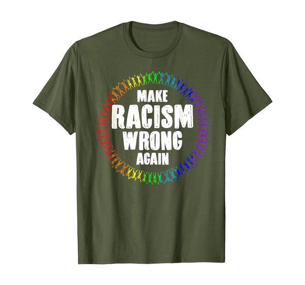 

Make Racism Wrong Again Shirt Anti Hate T-Shirt, Mainly pictures