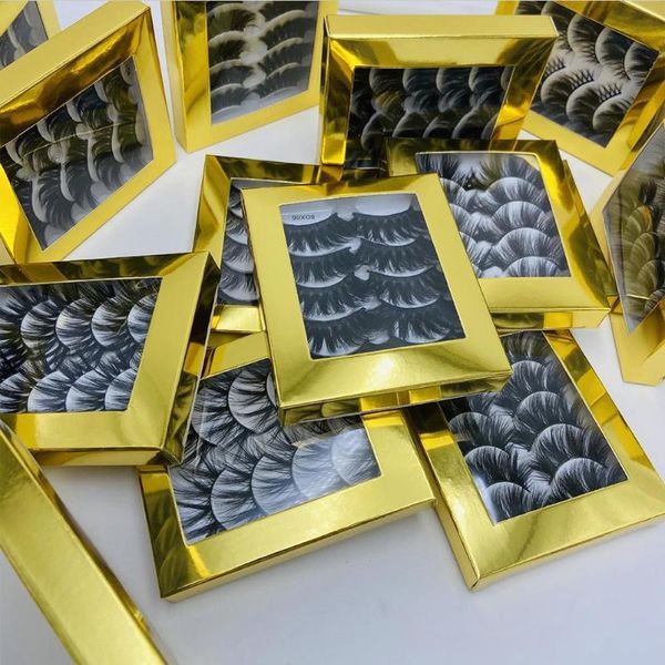 

false eyelashes 5pairs 3d mink makeup natural/thick long extension tools lashes handmade reusable j5k0