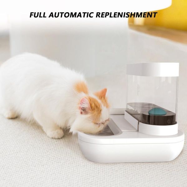 

cat drinker bowl dog automatic feeder water dispenser drinking feeding container raised stand dish pet supplies bowls & feeders