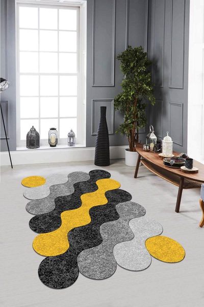 

oval pattern living room sofa carpet rug mat runner luxury design soft yarn parquet non-slip dirt-repellent scented bright carpets