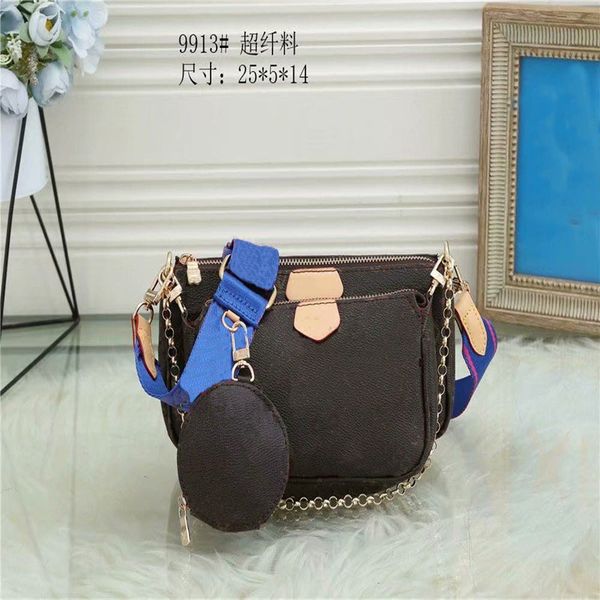 

luxurys designers leather bags handbag purses woman fashion clutch purse print monogrames empreinte multi pochette felicie chain bag