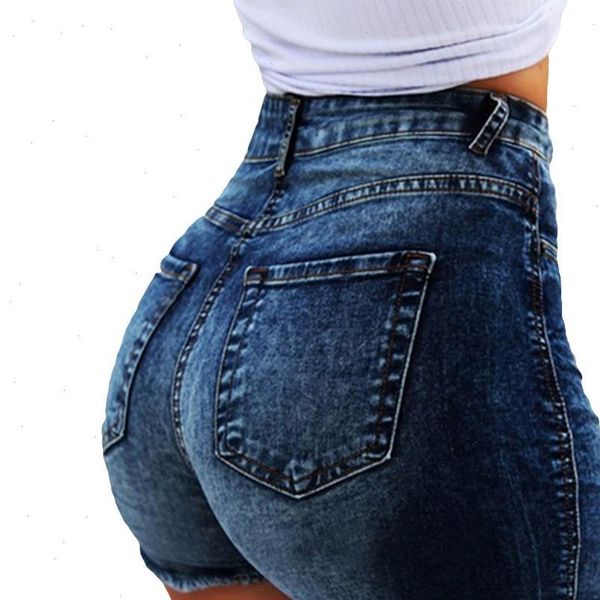 

summer high waist denim women short fringe frayed ripped jeans, White;black