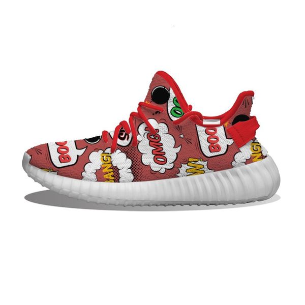 

diy custom bang smash yeah comic running sho mh printed mens womens trainers outdoor sports sneakers