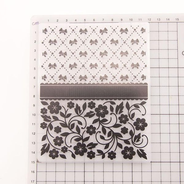 

craft tools flower lace butterfly embossed folder scrapbook template diy paper card plastic transparent stamp wedding decoration