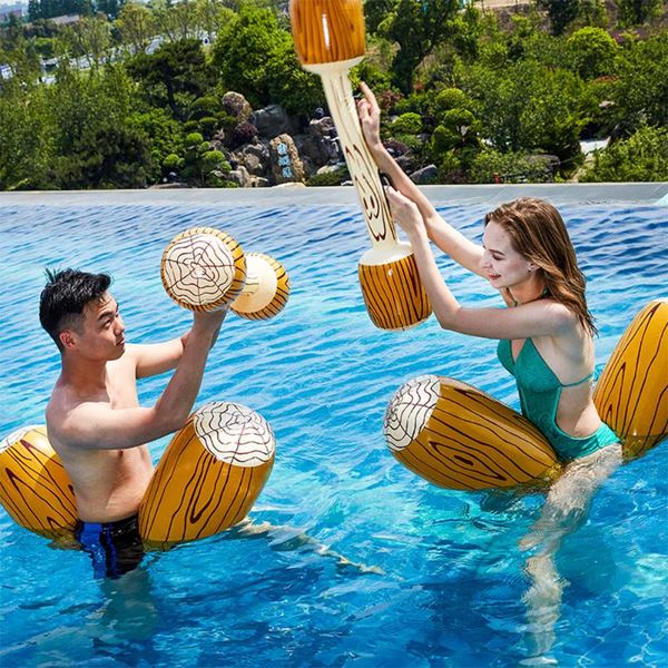

pcs swimming pool inflatable float toy water sports game party play fun toys inflated raft ride kids gift floats & tubes