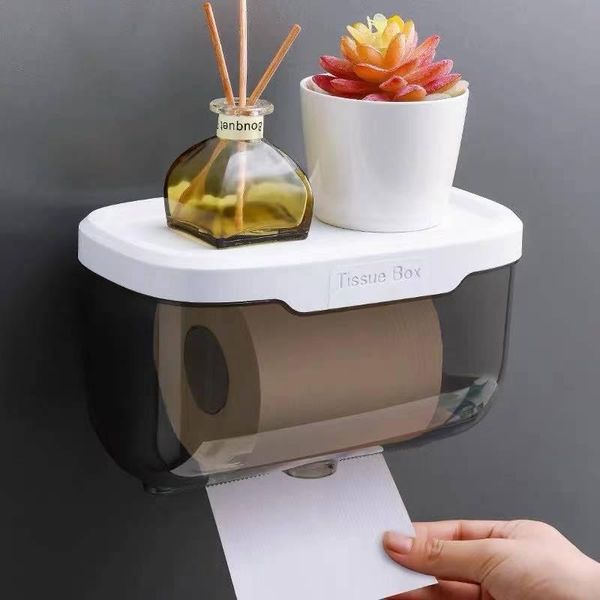 

toilet paper holders plastic holder wall mounted bathroom portable box carta igienica products eh60pb