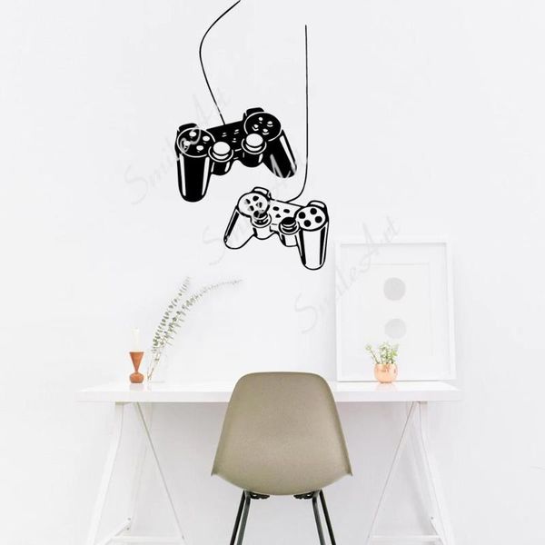 

wall stickers gamepad combination home decor living room bedroom sticker mural