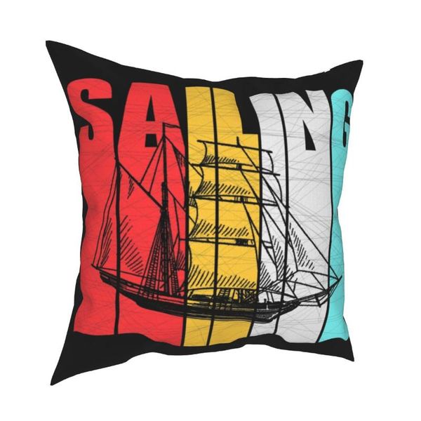 

cushion/decorative pillow sailing ship pirate gift pillowcases living room nautical anchor rudder boat sailor cushion cover creative 40*40cm