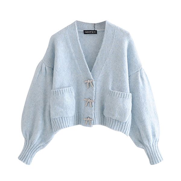 

women fashion buttons knitted cardigan sweater vintage long sleeve oversized female outerwear chic 210510, White