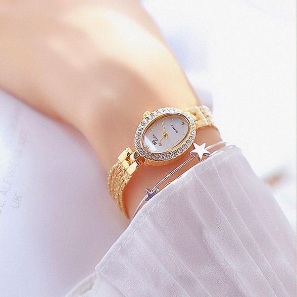 

wristwatches bs bee sister watches woman dress square design female wristwatch gold stainless steel clock montre femme 2022, Slivery;brown