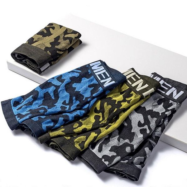 

underpants men underwear boxer shorts camouflage men's boxers panties seamless lingerie bikini 2021, Black;white