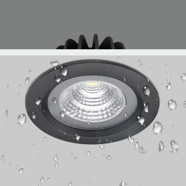 

downlights modern simple waterproof led down light ac110v 220v bathroom outdoor spotlight