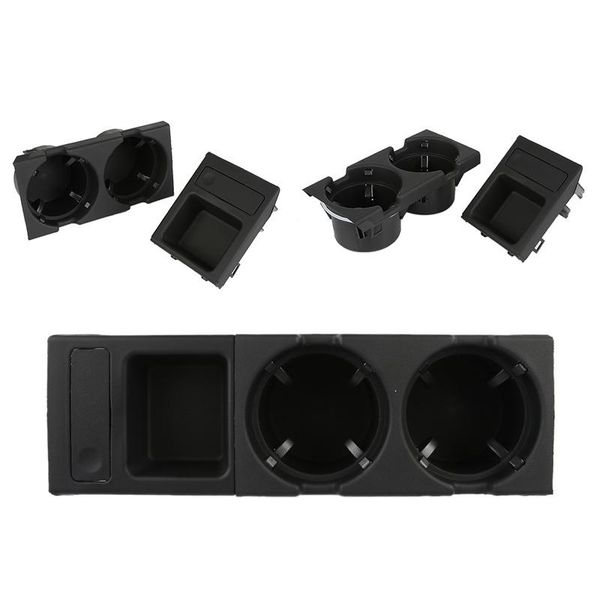 

car organizer practical plastic black front premium center console storing coin box + cup holder for e46 318 320 325 330 1998-2004