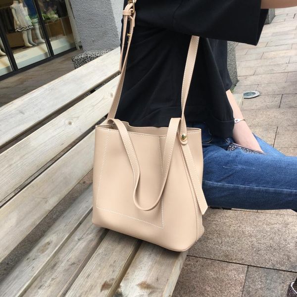 

evening bags casual large capacity women shoulder designer handbags luxury pu leather simply crossbody bag lady big purses