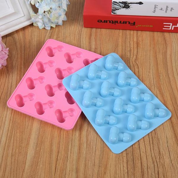 Ferramentas de bolo Ano 2 peça/lote Bandeja de gelo de molde Creative Silicone Soap Salp Sugar Craft Baking Chocolate