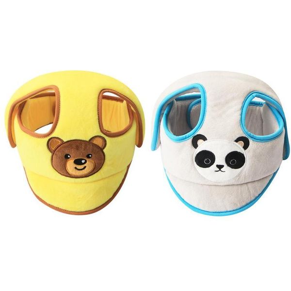 

corner&edge cushions soft baby anti-fall head protection cap adjustable anti-collision helmet comfortable easily yellow blue safe