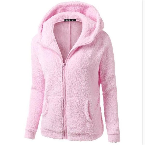 

women's jackets spring autumn fashion large size clothing casual style slim fit long sleeve hooded wool sweater ladies coat ljj0011, Black;brown