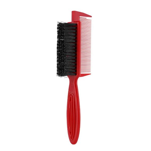 

hair brushes 1pc portable hairdressing tool 2 in 1 broken comb brush, Silver