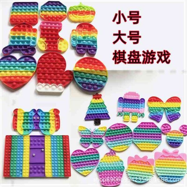 

new deskeducational chessboard rodent killing pioneer decompression finger bubble toy