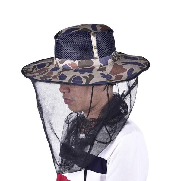 

outdoor camouflage hat sunshade face beam mouth riding bee cycling caps & masks, Black