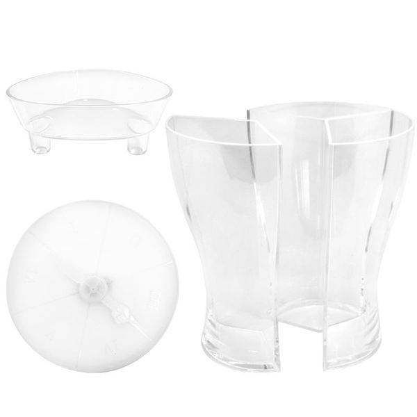 

storage bags schooner beer glasses mug cup separable 3 part large capacity thick glass transparent for club bar party