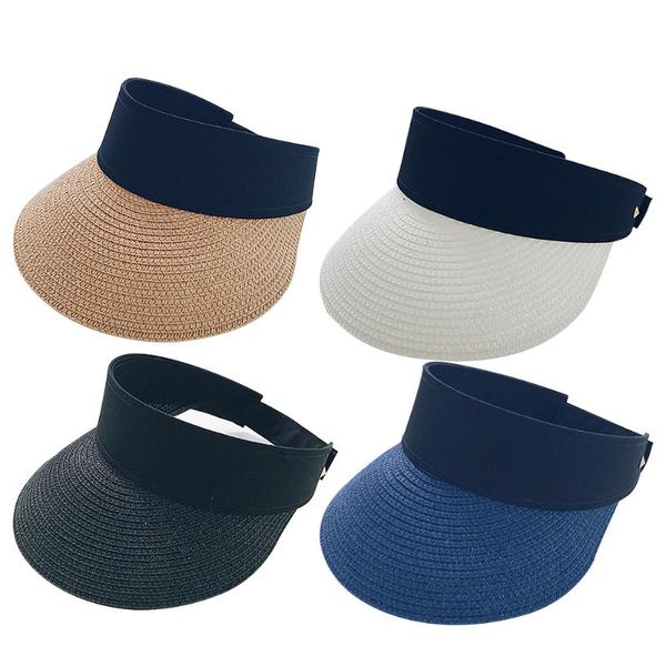 Cappelli da sole alla moda per le donne Cappello a cilindro estivo Roll Up Duck Tongue Cap Vacation Travel Beach Outdoor Lady Girl