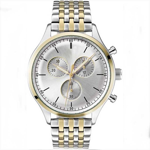 

men's watch business luxury simple stainless steel boss style men relÃ³gio de homem wristwatches, Slivery;brown