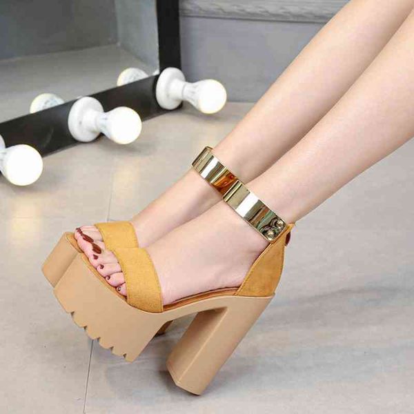 

dress shoes ltarta and summer new 14cm hate high super heel sandals t table with waterproof platform zyw ezva, Black
