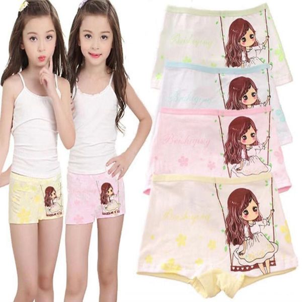 

4pcs cartoon kids panties soft girls underwear briefs children pantis short, Camo