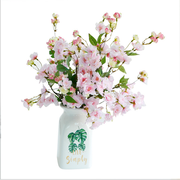 

decorative flowers & wreaths simulation japanese cherry blossom flower artificial wedding decoration home flo