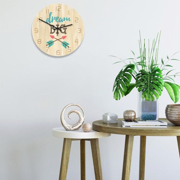 

wall clocks cartoon clock acrylic mute bedroom living room decoration battery