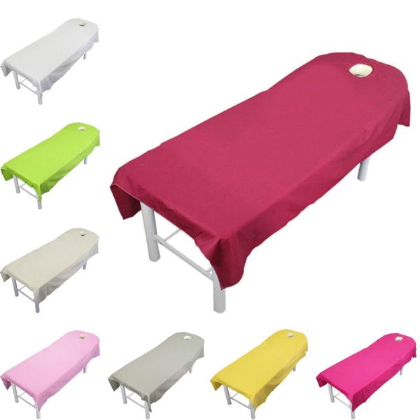 

sheets & sets lychee 100% cotton salon bed spa massage treatment table cover sheet solid color beauty home textile