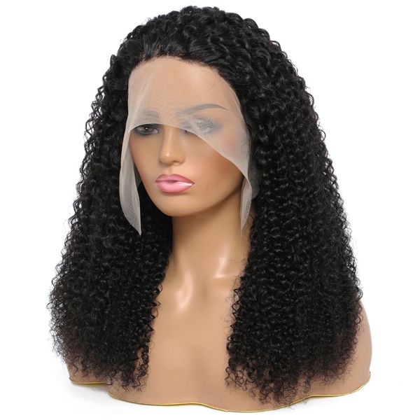 

13x4 lace front human hair wigs, Black;brown
