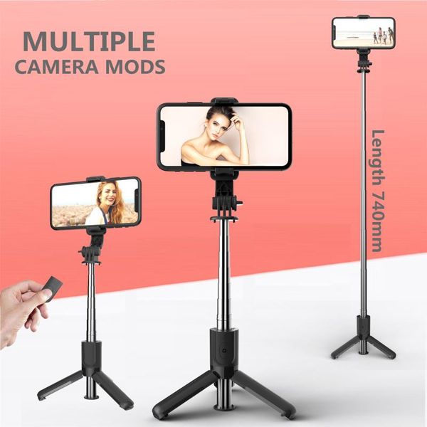 

in1 mini wireless bluetooth selfie stick foldable scalable portable tripod monopod for android/ios monopods