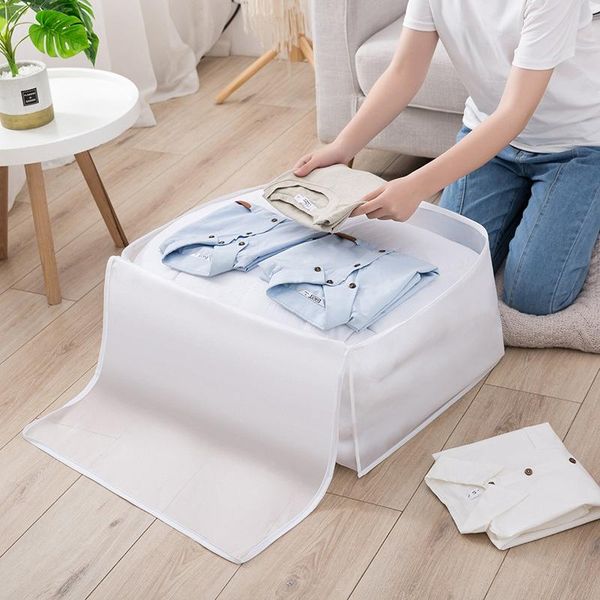 

clothing & wardrobe storage waterproof quilt clothes organizer dustproof closet bag luggage bolsa almacenamiento ropa