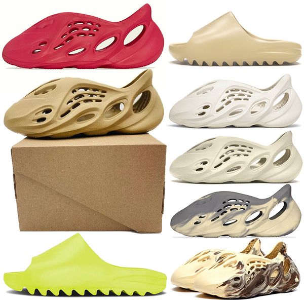 

ye clog sandal west men black slides slipper women bone resin desert tainers mens womens designer beach sandals slip-on vermilion ochre foam