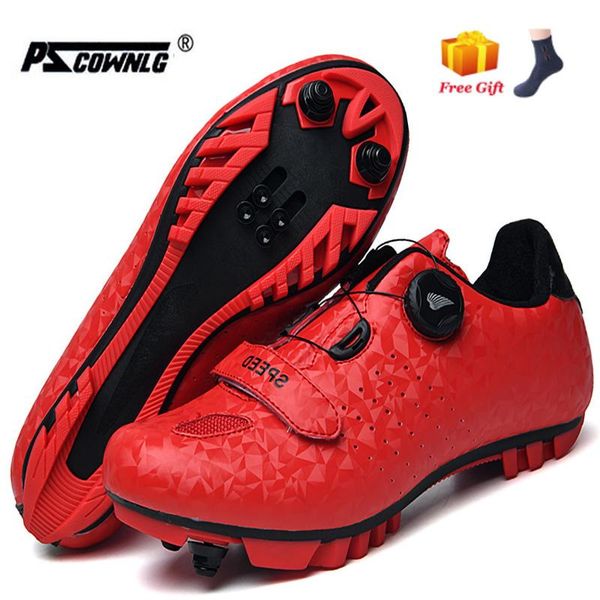 

cycling shoes men self-locking racing road bike outdoor zapatillas ciclismo professional mountain bicycle sneakers footwear, Black