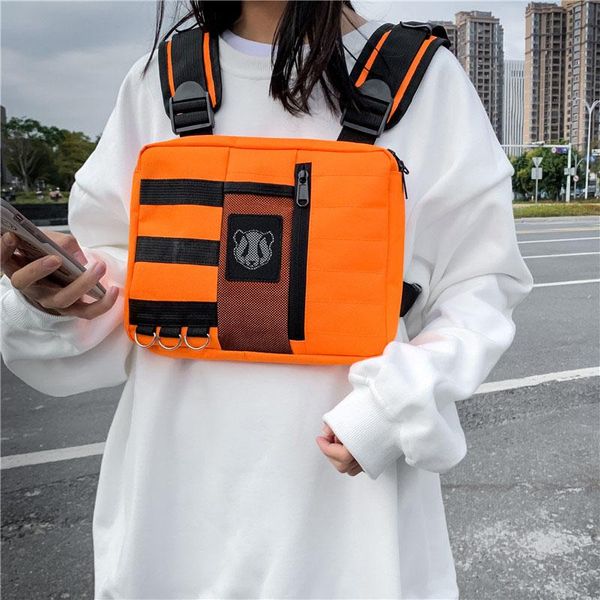 

waist bags functional tactical chest rig bag fashion hip hop vest streetwear pack phone packs purses