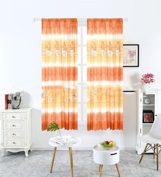 

blinds southeast asian style plain print horizontal stripe rose curtain 100x200cm rod