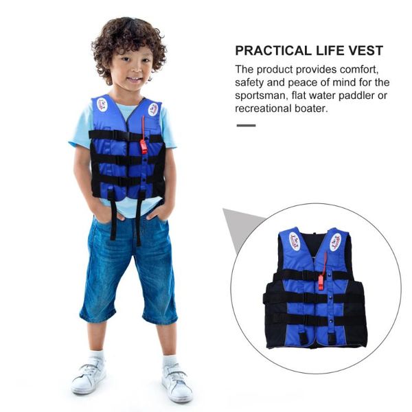 

life vest & buoy 1pc water sports flotation kids waistcoat drifting safety